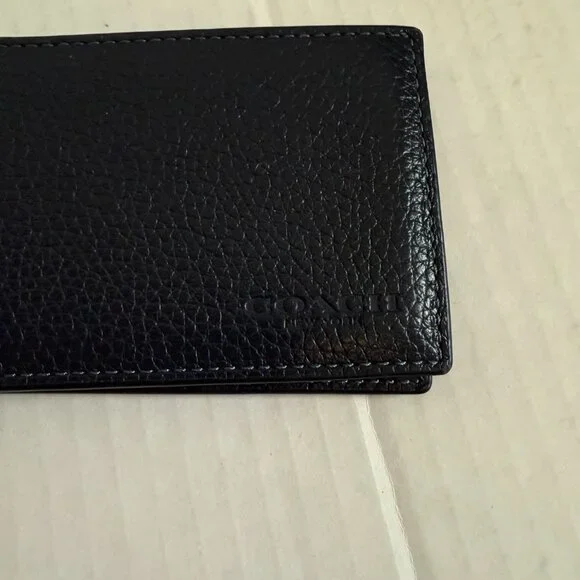 Coach Textured Leather Wallet with ID Slot - Picture 4 of 5